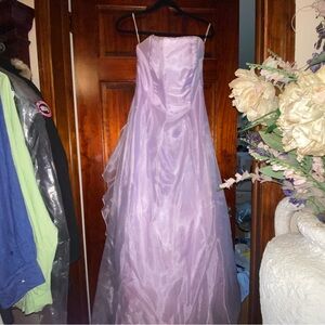 Vintage Betsy & Adam By Linda Barnell Corset Strapless Princess Ball Gown Sz 14
